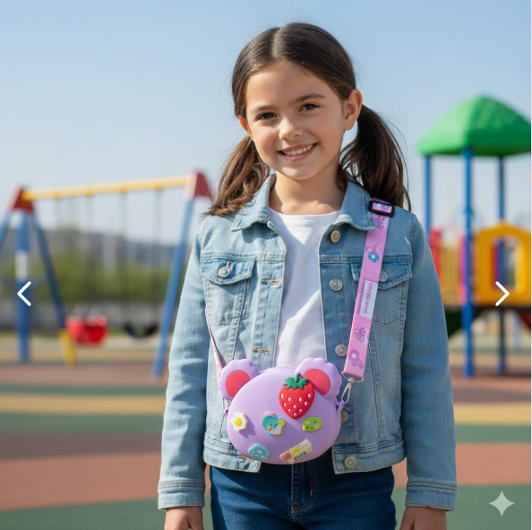 👜 Mini Bolso de Silicona para Niñas 💖💖